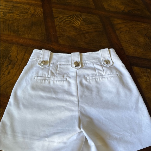WHBM Mariner Shorts With Silver Buttons, Size 2 - Picture 5 of 6